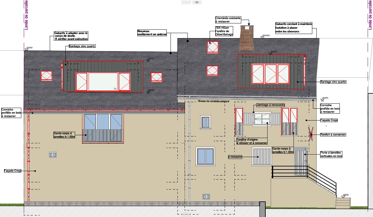 Aspelt Barn House back facade