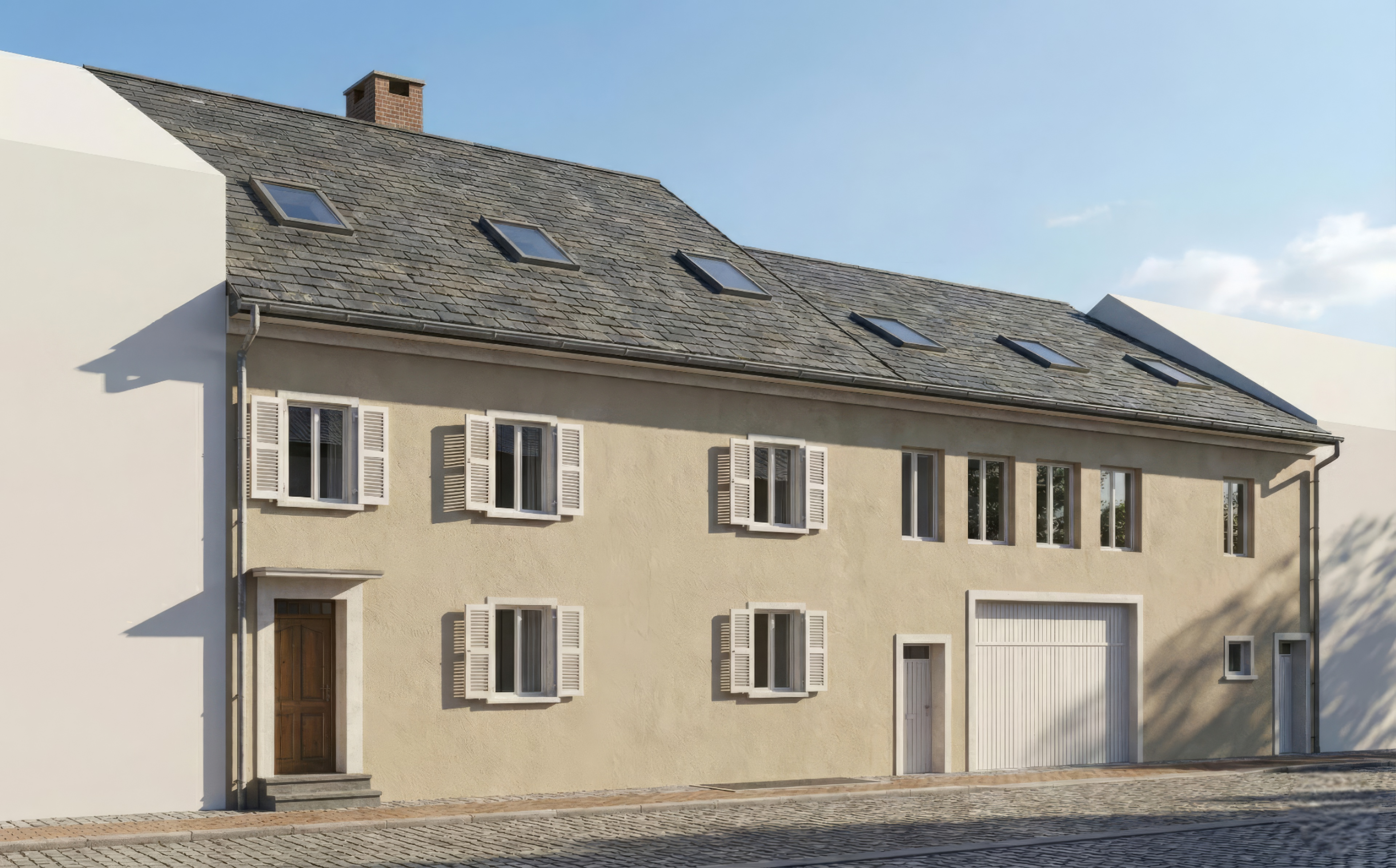 Aspelt Barn House perspective